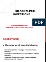 Musculoskeletal Infections: Wassim Ballan, MD Pediatric Infectious Diseases