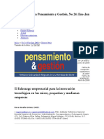 Revista Científica Pensamiento y Gestión