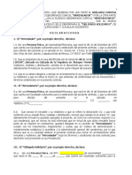 Contrato de arrendamiento de casa en condominio de Morelos