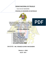 Influencia Del Escombro y Ceniza Aplicado A Rondanas Sobre Su Durabilidad