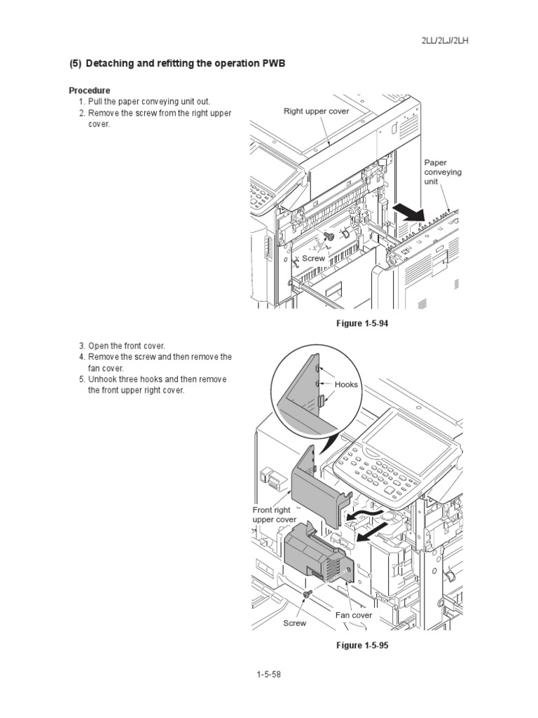 Operation PWB Detachment Guide | PDF | Electrical Connector ...
