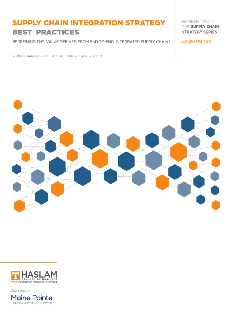 GSCI Supply Chain Integration Strategy WP | PDF | Supply Chain ...