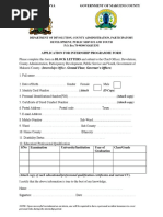 Internship Application Form