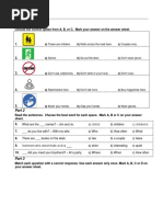 Ket Reading Writing