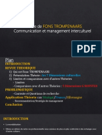 Théorie de Communication Et Management Interculturel: Fons Trompenaars