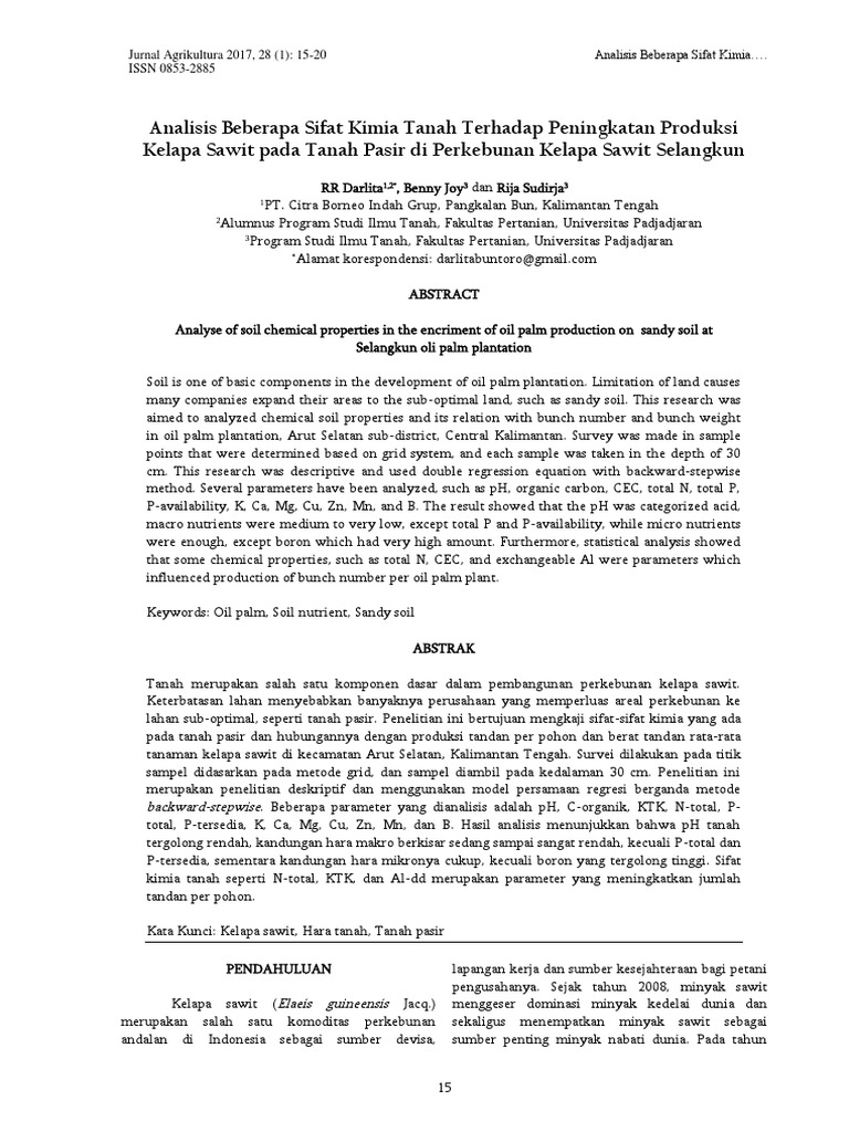 Jurnal Ilmu Tanah | PDF | Soil | Physical Sciences
