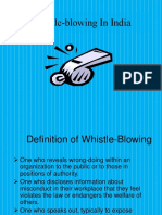 Whistle-blowing in India: Definition, Types, Stages, Cases