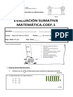 Prueba Matematica Unida 3...2016