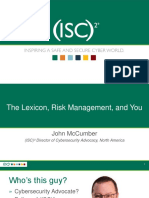 ISC2 Lexicon Risk Management and You
