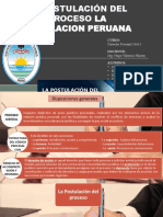 Trabajo Completo La Postulación Del Proceso en La Legislacion Peruana