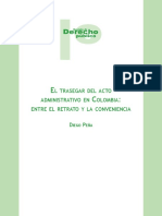 El Trasegar Del Acto Administrativo PDF