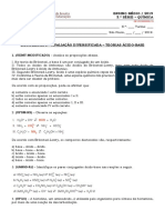 Lista Extra Teoria Acido Base Bronsted e Lewis