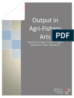Output in Agri-Fishery Arts: Submitted By: Bugna, Jesselyn Sumiguin Submitted To: Perez, Glorylyn LPT