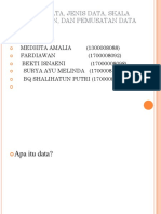 Konsep Data, Jenis Data, Skala Pengukuran