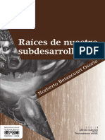 Raíces de Nuestro Subdesarrollo PDF