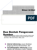 Cara Penulisan Referensi Dalam Style Plain