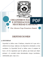 Organismos Nacionales e Internacionales en Seguridad e Higiene PDF