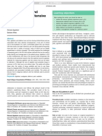 Pain, Agitation and Delirium in The Intensive Care Unit: Learning Objectives