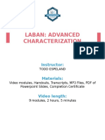 Laban Advanced Characterization PDF