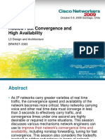 Routed Fast Convergence and High Availability: L3 Design and Architecture BRKRST-3363