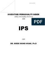 Inventori Personaliti Sidek Ips