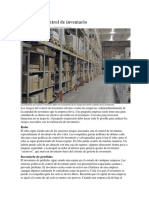 Riesgos Del Control de Inventario