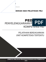 13 Pedoman Penyelenggaraan Pelatihan Kompetensi PBJ - Pelatihan Berdasarkan PDF