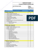 Checklist Persiapan Acara Peresmian AMEL Dan OMOH