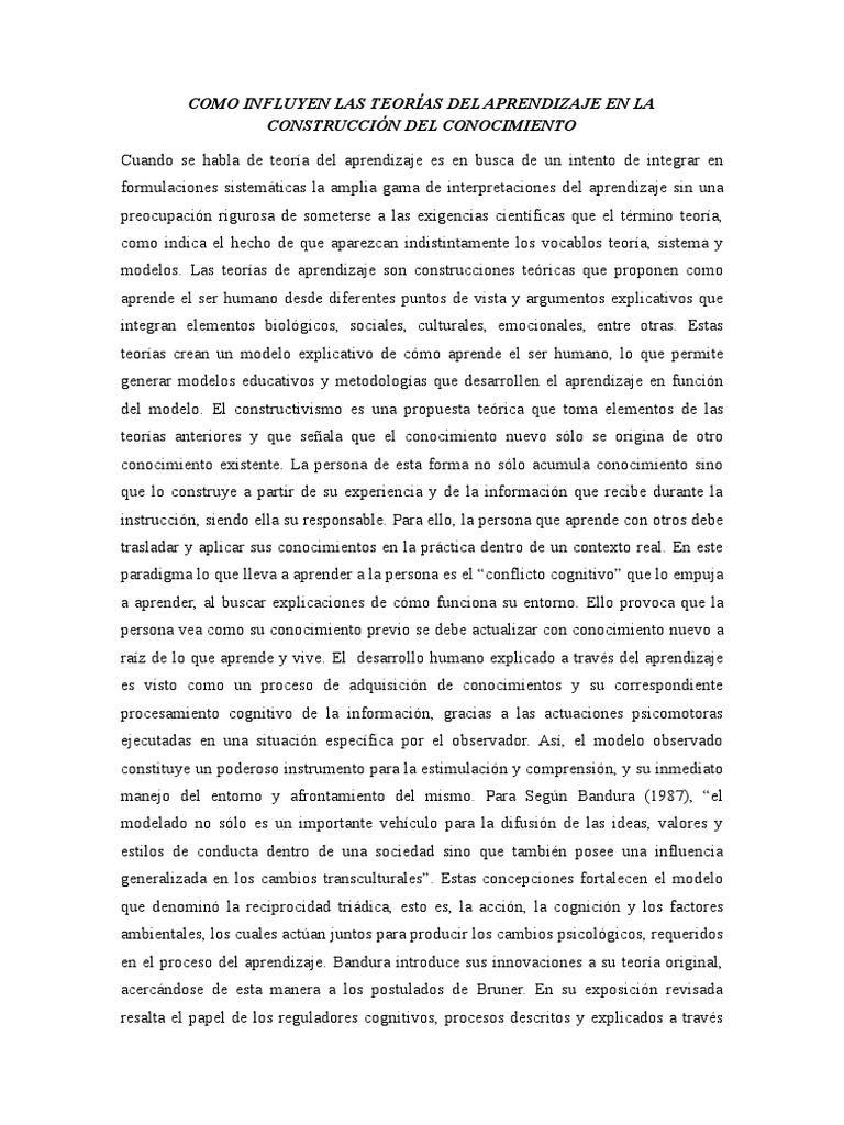 Didctica Y Construccin Del Conocimiento Social En La Escuela