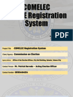 Comelec ONLINE Registration System: Ma. Ahlyssa O. Tolentino