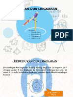 Kedudukan Dua Lingkaran