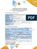 Guía de Actividades y Rubrica de Evaluación - Fase 1 Conceptualización