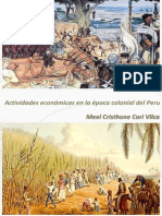 Actividades Económicas en La Época Colonial Del Perú