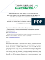 Dimensionamento de um reator UASB para tratamento de efluentes domésticos e recuperação de biogás em Pouso Alegre (MG