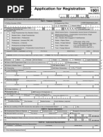 Application For Registration: (Choose Only One. Mark The Appropriate Box, E.G. Professional OR Mixed Income Earner.)