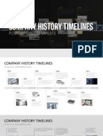 Company History Timelines: Powerpoint Template