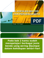 Materi Dan Perubahannya