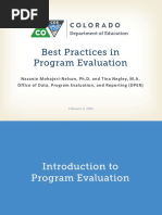 Evaluation Colorado PDF