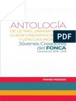 Antología FONCA 20118-2019 PDF