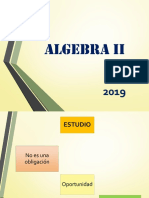 Presentación Algebra II 2019