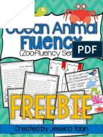 Free Ocean Animal Fluency