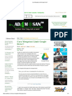 Cara Mengatasi Limit Google Drive