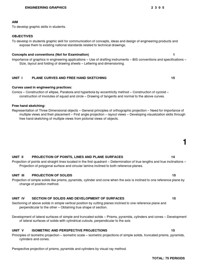Class Notes Engineering Graphics Basic Concepts | PDF | Pencil | Ellipse