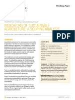 WRR Installment 6 Sustainable Agruiculture Indicators