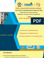 Topic: Course Name: Embedded System Design With ARM