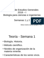 Biología Clase 1 Teoría - Wilser García