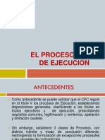 El Proceso de Ejecucion