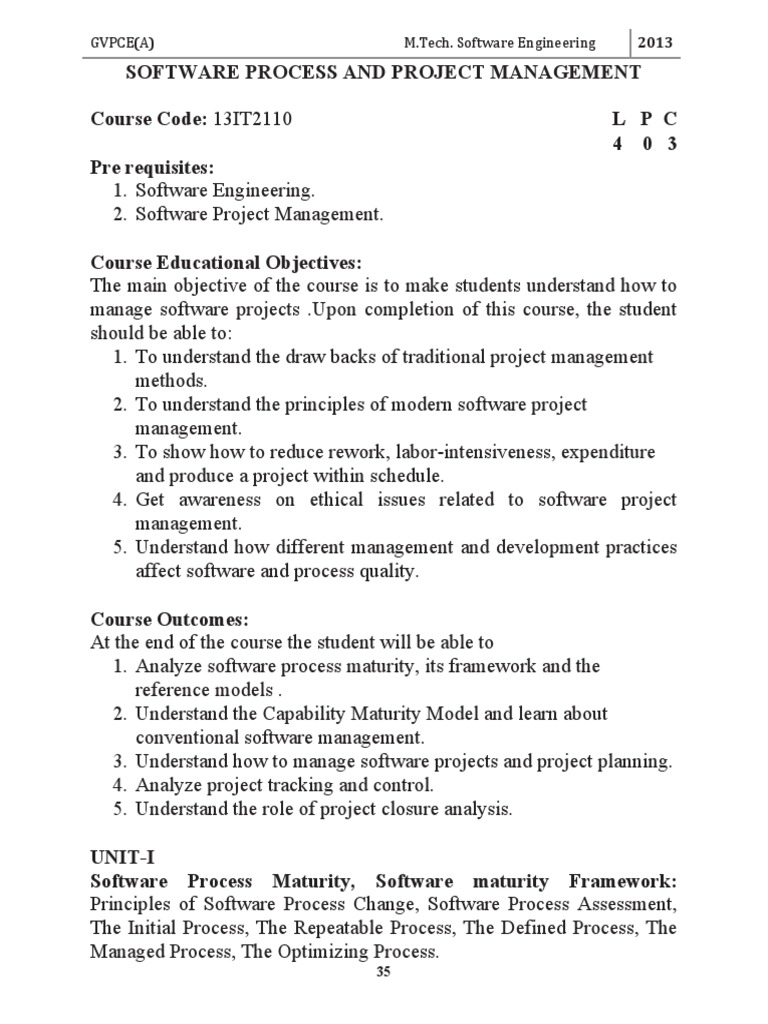 Software Process & Project Management | PDF | Project Management ...