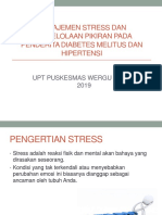 Manajemen Stress Dan Pengelolaan Pikiran Pada Penderita Diabetes