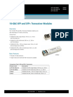 Black Box: 10-Gbe XFP and SFP+ Transceiver Modules